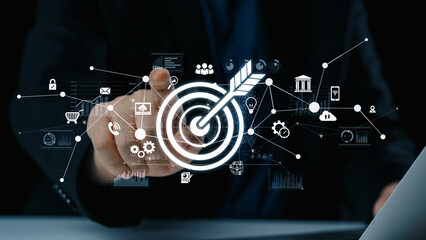Poster - Target audience analysis, customer segmentation, personalized marketing, audience targeting strategies, and marketing efficiency improvement through smart customer profiling. Elide