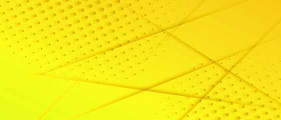 Fototapete - Abstract yellow shapes technology background for design