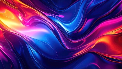 Abstract fluid colors swirl