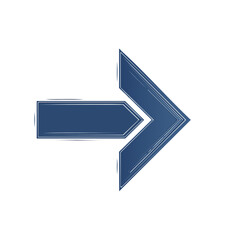 Poster - Stylized Vector Arrow Illustration Directional Symbol Sign Pointer