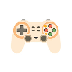 Poster - Simple Gaming Controller Device with Buttons Illustration for Kids Digital Art