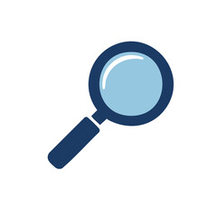 Poster - Magnifying Glass Icon Illustration Search and Zoom Tool