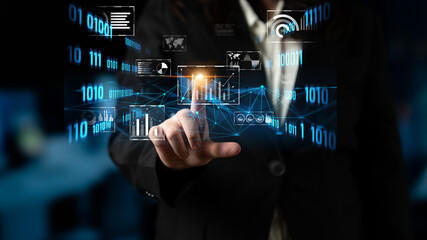 Poster - Big data and analytics support real-time insights, predictive modeling, and data-driven decisions for business intelligence and growth. Latch