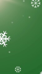 Aufkleber - Animation of dna strand over glowing christmas gifts and snowflakes on green background