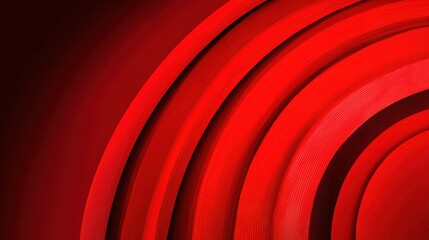 Poster - Abstract red vector background with stripes. Design template for brochures, flyers, magazine, no logos, no brands