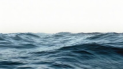 Poster - A picture of waves crashing against the shore of the ocean