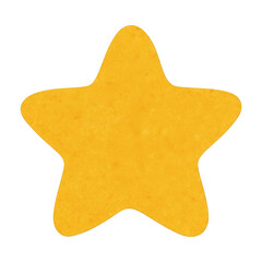 Poster - PNG Yellow star shape illustration