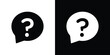 © Annimo - Question icon vector flat symbol, glyph sign. icon concept illustration