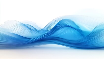 Fototapete - Elegant Flow of Soft Curves and Translucent Forms in a Harmonious Abstract Design Concept