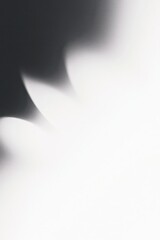 Poster - Abstract black and white watercolor background design. Grayscale gradient texture for presentation slide or graphic art. Modern fluid shape.