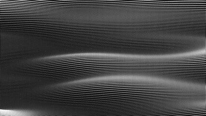 Poster - Point wave smooth texture. Abstract dot background. Technological cyberspace background.