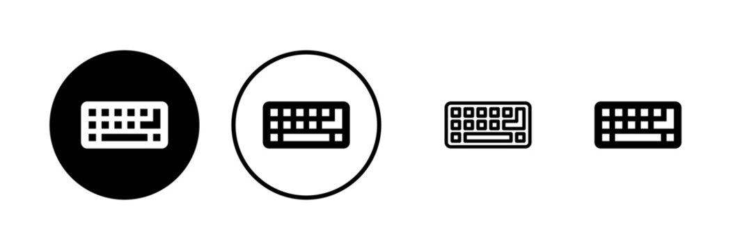Keyboard icon logo design. keyboard sign and symbol