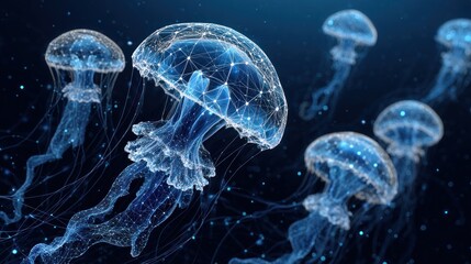 Poster - Jellyfish in digital network