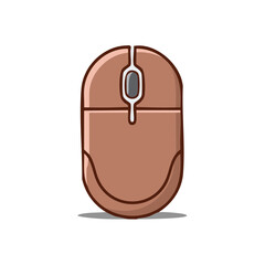 Poster - Stylized Wireless Mouse Illustration Computer Input Device Technology