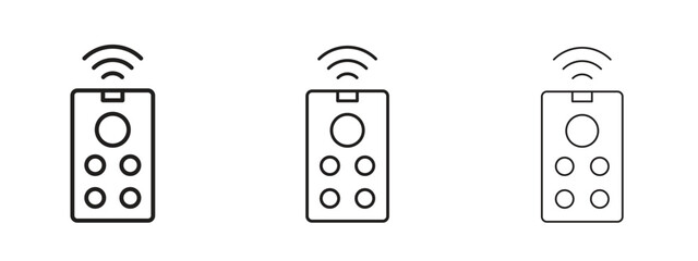 Remote control icon for Graphic Design Projects