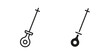© Annimo - Car dipstick icon. vector flat and line symbols. Vector Graphics.