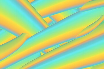 Aufkleber - Abstract Geometric Background with Gradient Colors and Layered Design