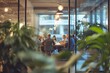 © dex - Business Meeting in Modern Office Conference Room: Team Collaboration, Strategy, and Innovation Behind Glass