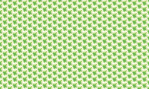 seamless, repeating, green clover pattern, dense, overlapping clovers, leaves, four-leaf, detail, vibrant, realistic, high resolution, digital art