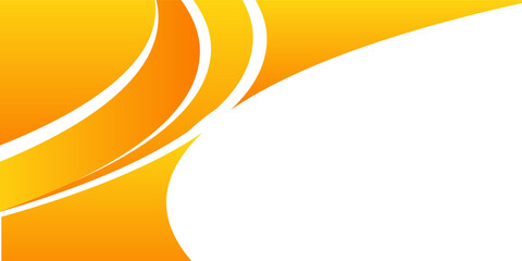 Aufkleber - orange and white business wave banner background. overlapping vector waves background.