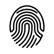 © Vectortwist - Fingerprint Scan Outline Vector Illustration