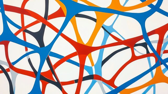 Symbolic network illustrating the concept of neurodiversity.
