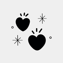 Poster - Simple black star symbol vector