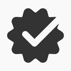 Poster - Minimalist black cross icon vector