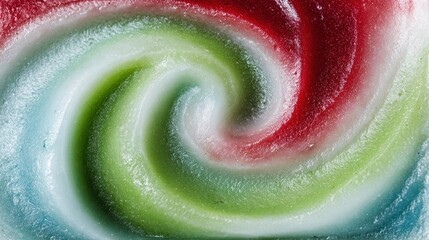 Poster - Swirling colors create a vibrant texture pattern.