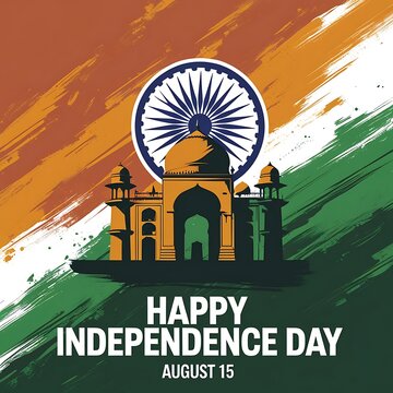 Indian republic day background Indian republic day in flat design