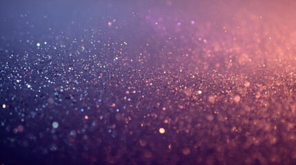 Poster - A vibrant abstract background featuring shimmering particles and a beautiful gradient of purple hues.