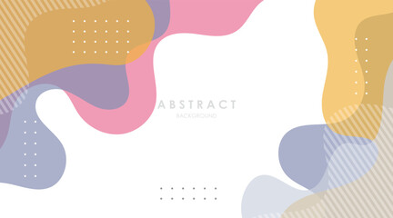 Fototapete - abstract background shapes fluid gradient colorful design