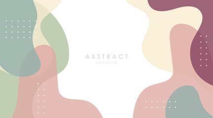 Fototapete - abstract background shapes fluid gradient colorful design