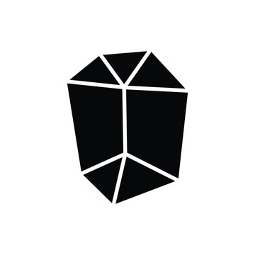 healing crystal icon vector design template design template simple and clean