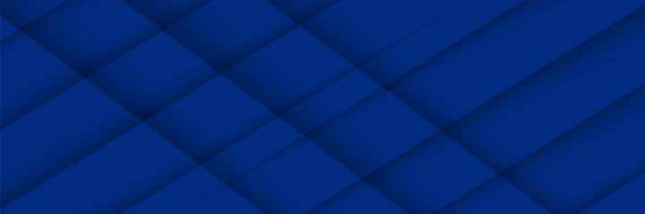 Aufkleber - Modern abstract blue background with diagonal line. Simple graphic design element. Futuristic concept. Horizontal banner template with space for your text. Vector