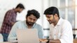 © N7 - Indian Employees Collaborating Over Online File Sharing Platform