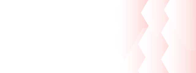 Wall Mural - minimalist digital background with soft overlapping pink hexagonal shapes fading into a clean white 
