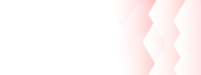 Wall Mural - minimalist digital background with soft overlapping pink hexagonal shapes fading into a clean white 