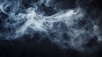 Poster - Ethereal Smoke Patterns, Captivating Abstract Visuals for Creative Projects
