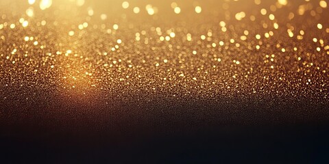 Poster - Stunning Golden Sparkle Textures Background for Festive Celebrations and Glamorous Holiday Designs