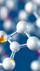 Poster - 3D Molecular Network Visualization for Scientific Presentations, Showcasing Complex Structures