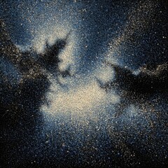Wall Mural - Abstract Cosmic Nebula Image With Granular Texture