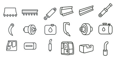 Fototapete - Collection of various tools and equipment, including a wrench, a screwdriver, and a hammer