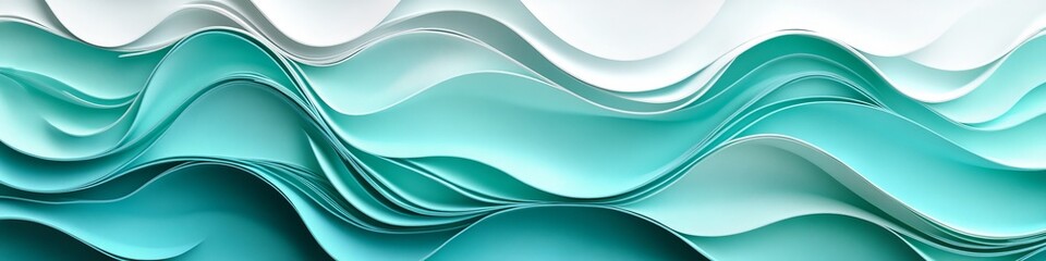 Leinwandbilder - Elegant and Minimalist Gradient Wave Texture Pattern Background for Abstract Design Projects