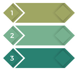 Poster - Business infographic design template with three vertical options or steps, process, workflow template