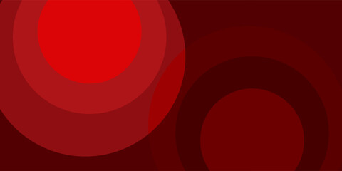 Aufkleber - Circular Abstract Red Background. Featuring Dynamic Shapes Composition Red Gradient Background, Perfect for Modern Presentations, Wallpapers, Brochures, and Posters, Creative Projects and Marketing