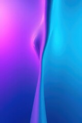 Leinwandbilder - Vibrant abstract composition showcasing a blend of purple and blue hues with smooth curves and dynamic light effects