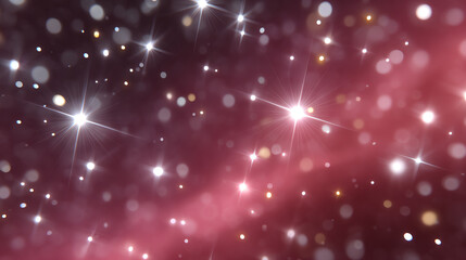 Poster - A mesmerizing cosmic scene featuring sparkling stars and a dreamy nebula, perfect for illustrating the vastness of space.