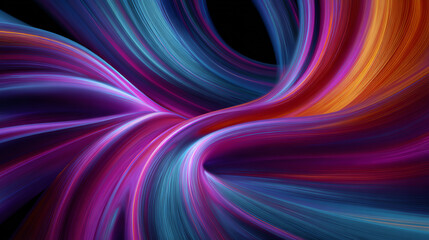 Poster - An abstract swirl of vibrant colors that creates a dynamic and fluid visual experience, perfect for backgrounds and design elements.