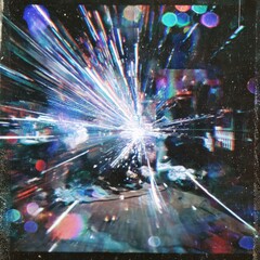 Wall Mural - Abstract Explosion Of Light And Colors